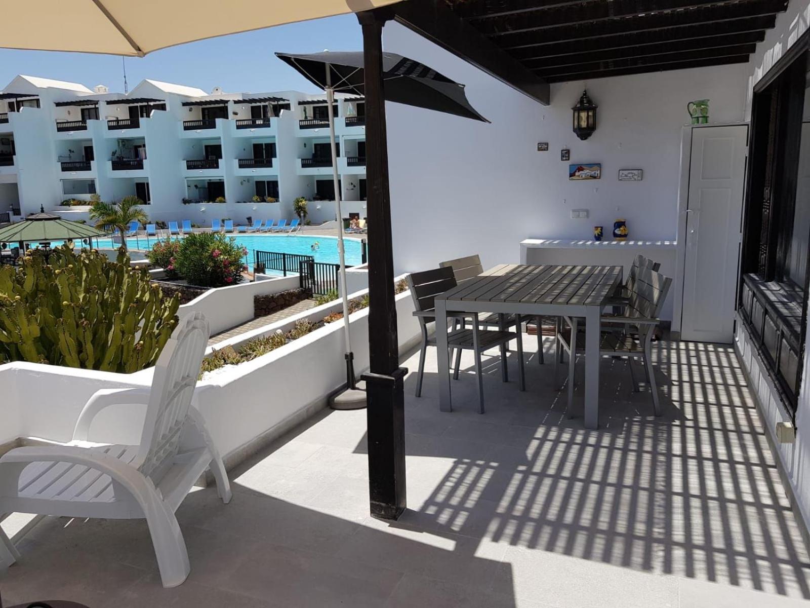 Playa Bastián 2 habs, 2 baños y súper terraza Apartamento Costa Teguise Exterior foto